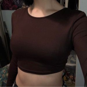 Brown open in the back